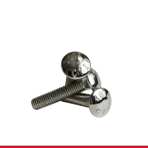 CB0313X225ME-FT 5/16"-18 X 2-1/4" COARSE SS A2 (18-8) CARRIAGE BOLTS FULLY THREADED